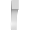 Ekena Millwork 5 1/2-in. W x 22-in. D x 26-in. H Westlake Architectural Grade PVC Knee Brace BRCP055X22X26WTL - alternate 3